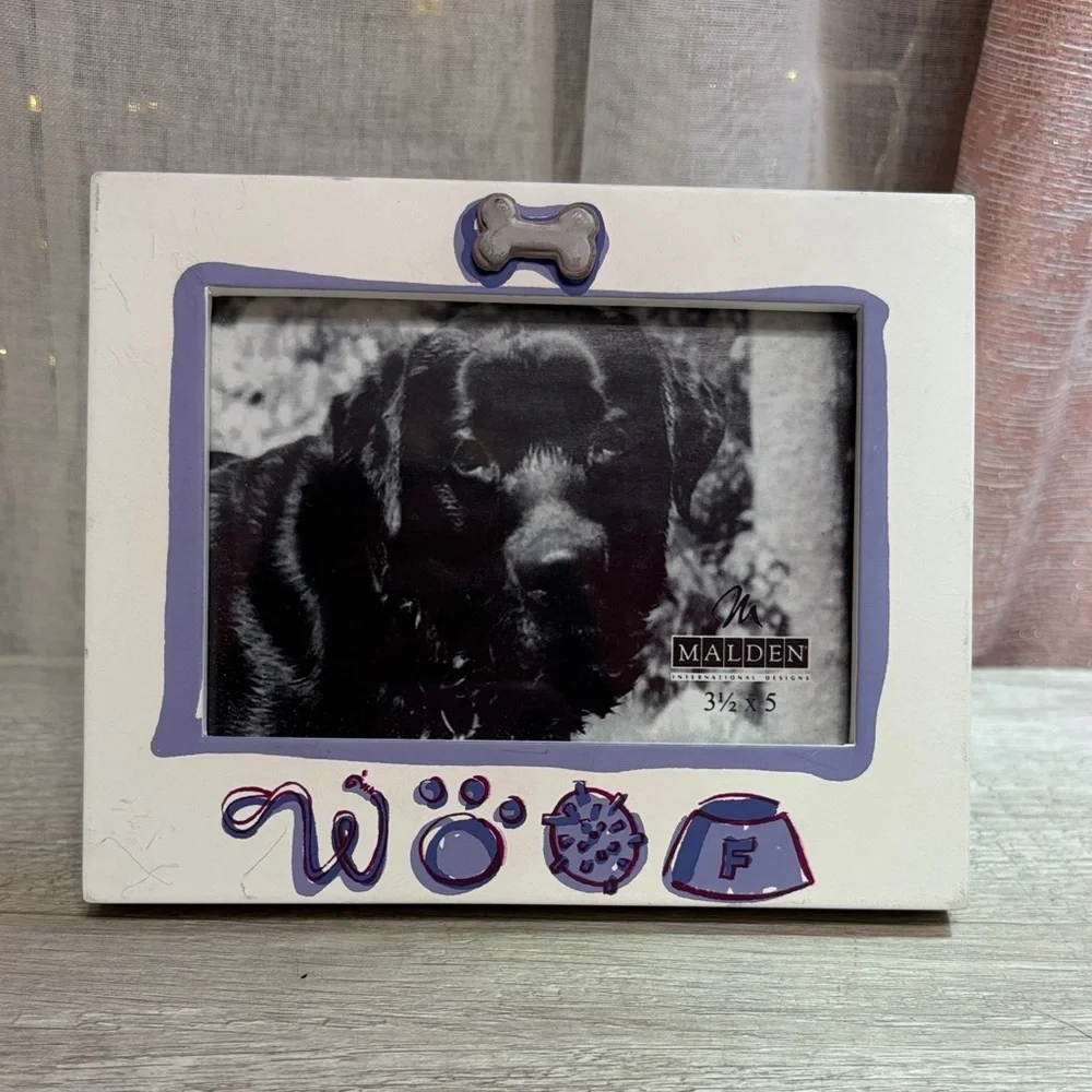White French Bulldog Planter and Dog Photo Frame
